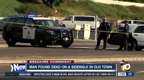 San Diego police investigating after man found fatally shot in back